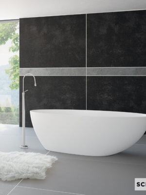 ΜΠΑΝΙΕΡΑ CLIFF FREESTD 170x85 SCHOCK WHITE MATT