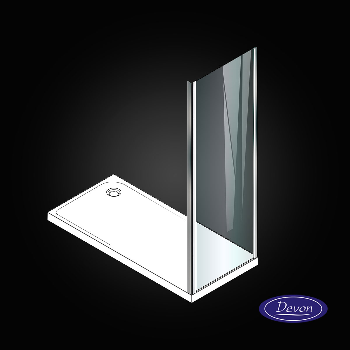 S.PANEL BREEZE 87-89 H.200 DEVON CLEAN-GLASS