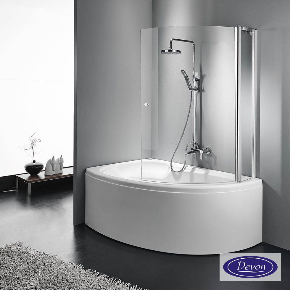 ΔΙΠΤΥΧΟ ΜΠΑΝΙΕΡΑΣ ΚΥΡΤΟ 120εκ  PRIMUS-PLUS DEVON CLEAR