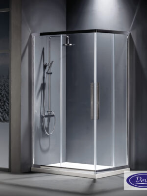 C.ENTRY DEVON FLOW 110x80  (107-109 x 77-79 εκ.) CLEAN-GLASS