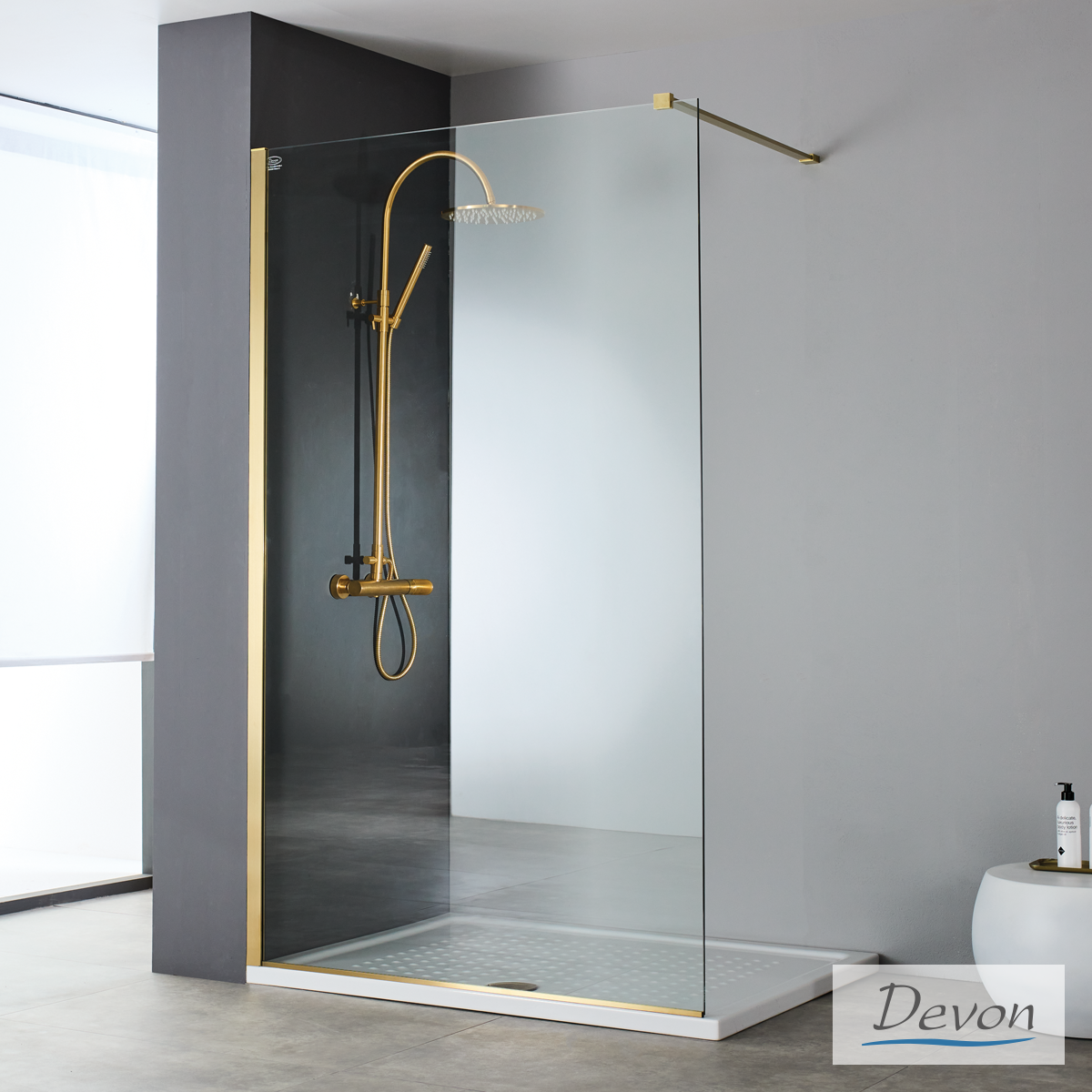 IWIS WALK-IN 116-118 H.200 DEVON CLEAN PVD AISI304 GOLD BRUSHED