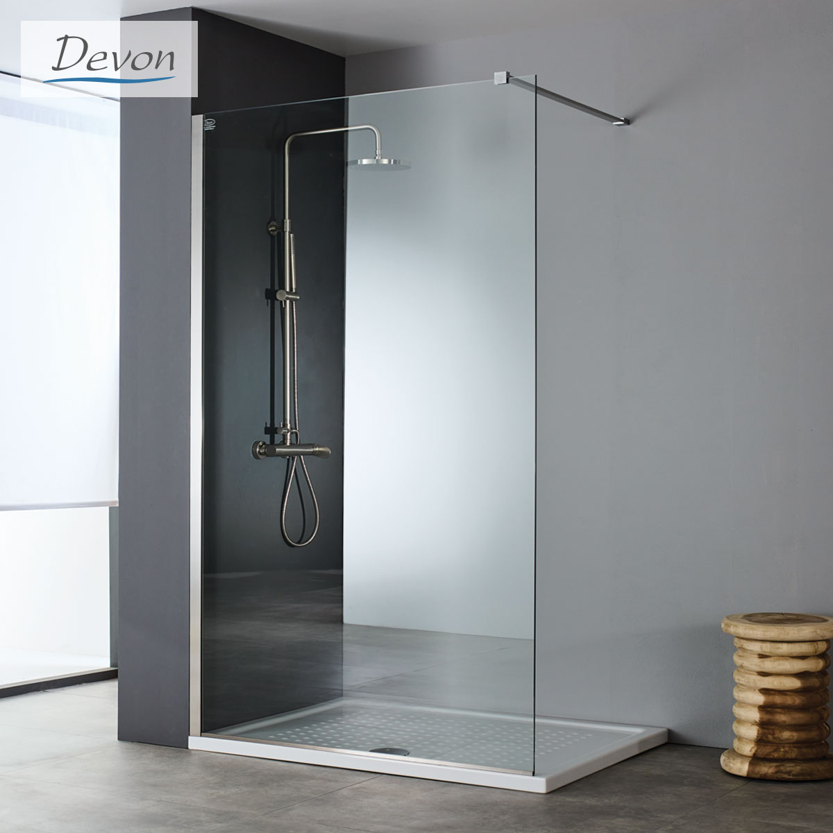 IWIS WALK-IN 106-108 H.200 DEVON CLEAN PVD AISI304 INOX BRUSHED