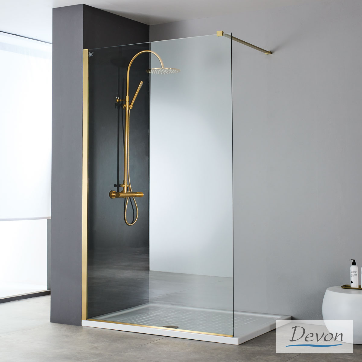 IWIS WALK-IN 106-108 H.200 DEVON CLEAN PVD AISI304 GOLD BRUSHED