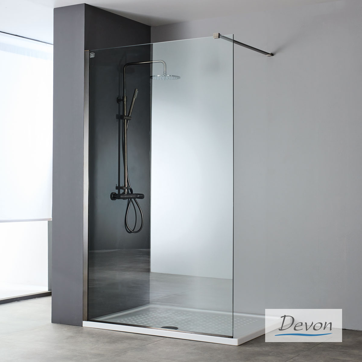 IWIS WALK-IN 106-108 H.200 DEVON CLEAN PVD AISI304 BLACK BRUSHED