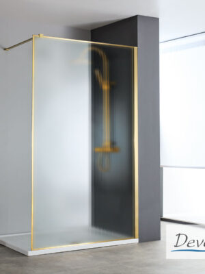 IWIS WALK-IN 76-78 H.200 FLUTED CLEAN PVD AISI304 GOLD BRUSHED