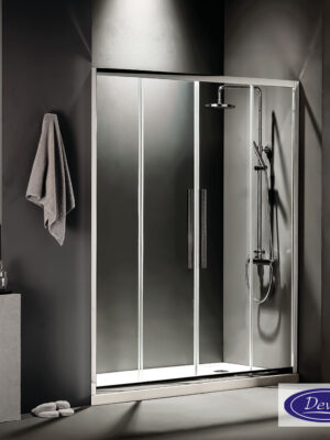 SLIDER 160  (157-161εκ) DEVON FLOW CLEAN-GLASS CHROME
