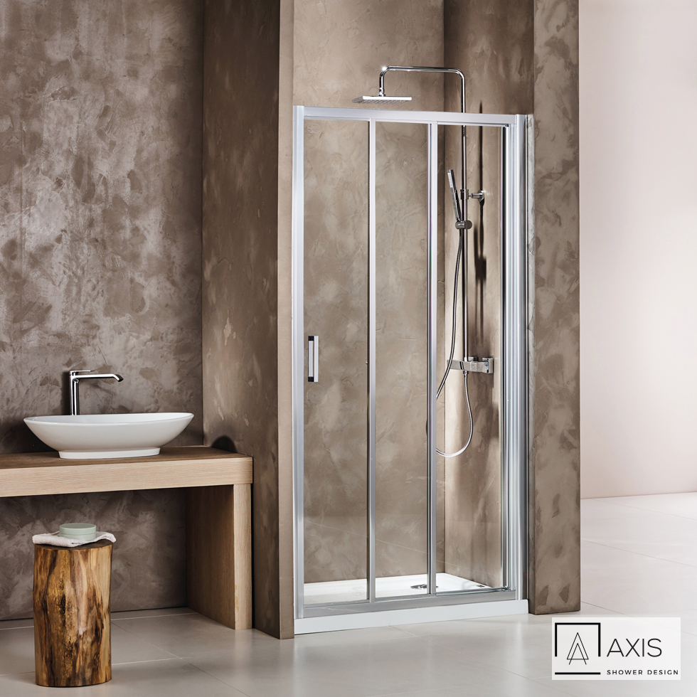 SLIDER-TRIPLE 140  (137-141εκ) AXIS CLEAN-GLASS