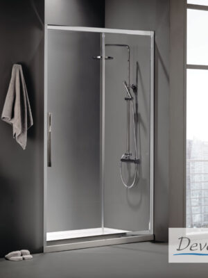 SLIDER 150  (147-151εκ) H.220 DEVON FLOW CLEAN-GLASS CHROME