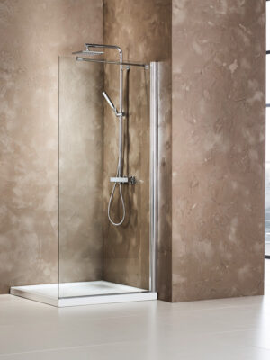 IWIS WALK-IN 37-39 H.185 CLEAN-GLASS CHROME