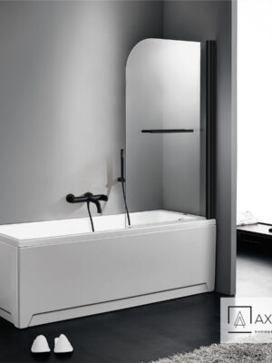 ΜΟΝΟΠΤΥΧΟ ΜΠΑΝΙΕΡΑΣ 85 εκ.+ΠΕΤΣΕΤ. AXIS CLEAR BLACK MATT