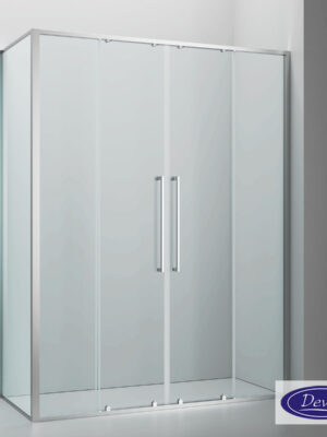 SLIDER 180 (177-180εκ) DEVON ELLI CLEAN-GLASS CHROME