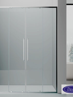 SLIDER 170 (167-170εκ) DEVON ELLI CLEAN-GLASS CHROME