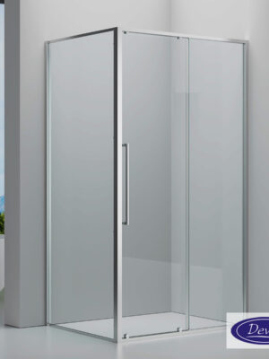 SLIDER 120 (117-120εκ) DEVON ELLI CLEAN-GLASS CHROME