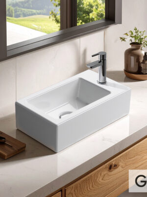 ΝΙΠΤΗΡΑΣ KUBE 40x23 (1 οπή) GSI WHITE