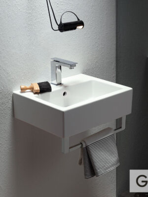 ΝΙΠΤΗΡΑΣ KUBE 45x35 (χωρίς οπή-3 προχ.) GSI WHITE