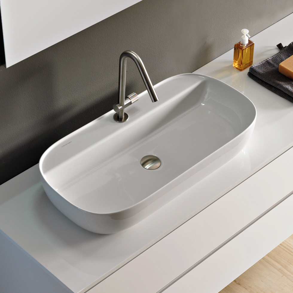 ΝΙΠΤΗΡΑΣ GLAM76/R 76x38 (1 οπή) SCARABEO WHITE
