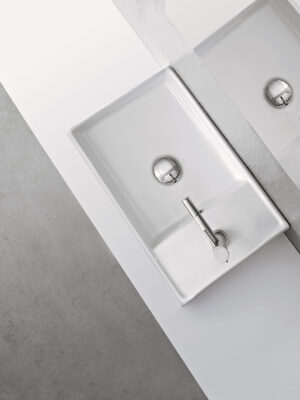 ΝΙΠΤΗΡΑΣ TEOREMA 41x23 (1 οπή) SCARABEO WHITE