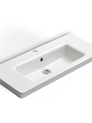 ΝΙΠΤΗΡΑΣ URBAN 80x35 (1 οπή) BIANCO CERAMICA WHITE