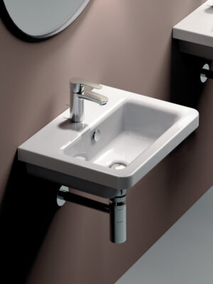 ΝΙΠΤΗΡΑΣ CITY 50x40 (1 οπή) BIANCO CERAMICA WHITE