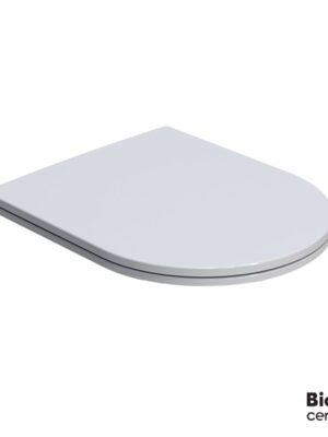 ΚΑΛ.ΛΕΚ.SLIM SOFT CLOSE BIANCO CERAMICA WHITE/CHR