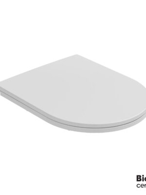 ΚΑΛ.ΛΕΚ.SLIM SOFT CLOSE BIANCO CERAMICA WHITE MATT/CHR