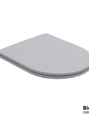 ΚΑΛ.ΛΕΚ.SLIM SOFT CLOSE BIANCO CERAMICA STONE GREY/CHR