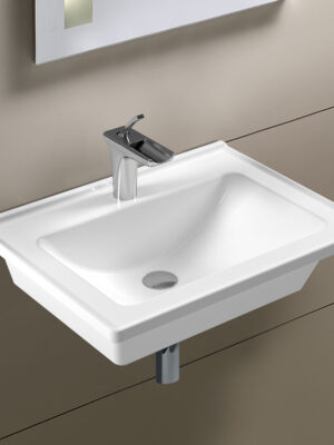 ΝΙΠΤΗΡΑΣ SLIM 60x46 (1 οπή) SEREL WHITE