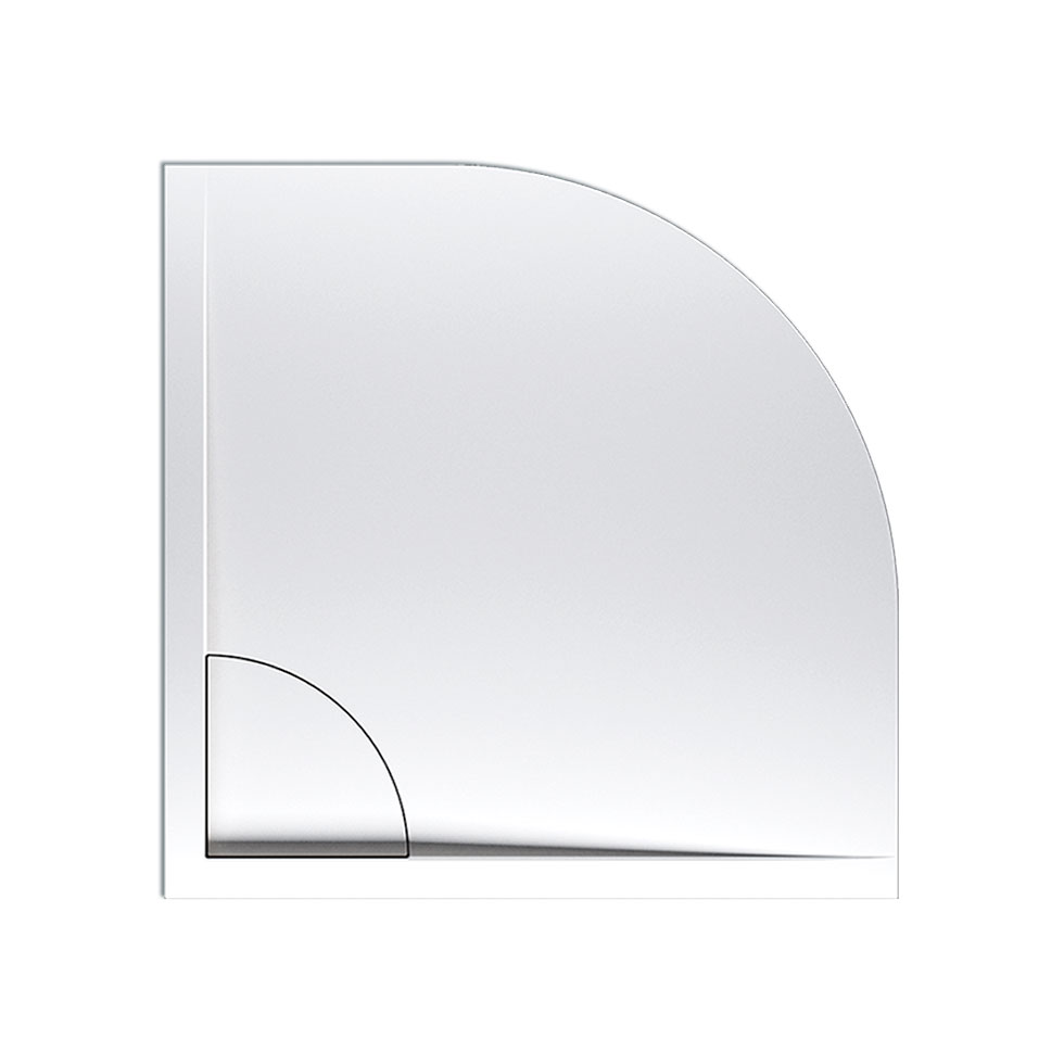 ΝΤΟΥΖ.ΗΜΙΚΥΚΛΙΚΗ ΑΚΡΥΛΙΚΗ 90x90 FLOW Φ90 SIRENE WHITE