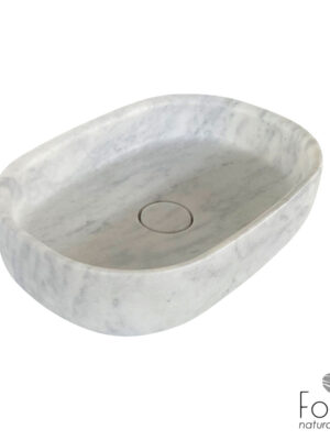 ΝΙΠΤΗΡΑΣ ΜΑΡΜΑΡΙΝΟΣ DUNE 55x38 H.14 FOSSIL CARRARA NUOVO