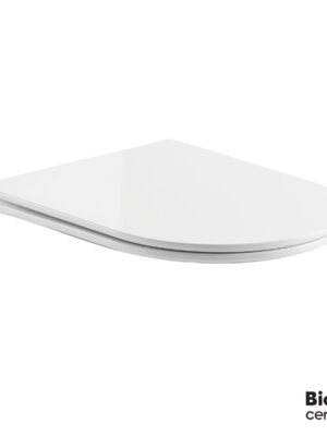 ΚΑΛΥΜΜΑ BELLA BL120 SLIM SOFT-CLOSE BIANCO CERAMICA WHITE