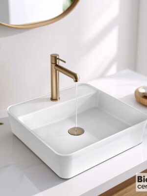 ΝΙΠΤΗΡΑΣ RONA 45x45 BIANCO CERAMICA WHITE